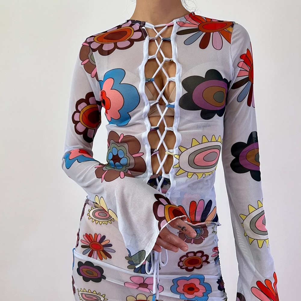 Fensi Sheer Top
